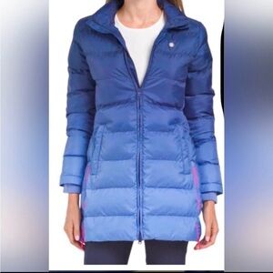 G/FORE Women's Blue Puffer Coat